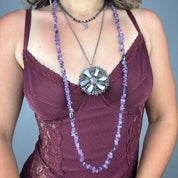 “Amethyst Moon” Layered Necklace Stack