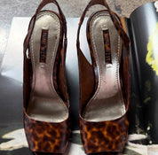 Nine West Tortoise Slingback Heels (7)