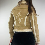 Baby Phat Suede Fur Jacket (XS)