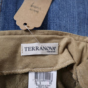 Y2K Italian Tan Faux Suede Fairy Maxi Skirt (S)