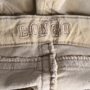 Y2K BONGO Tan Corduroy Low Waisted Flares (S)