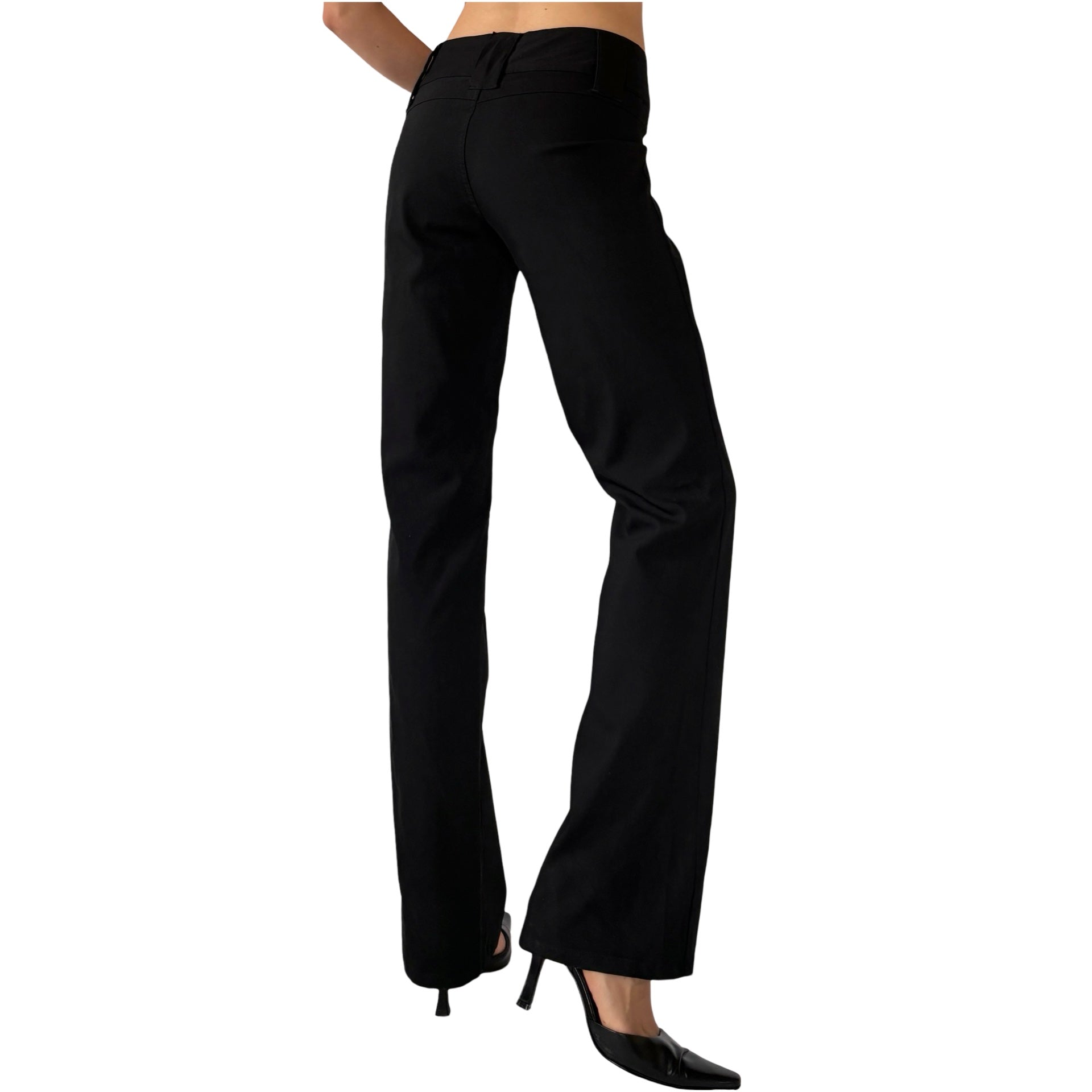 Y2K Noir Trousers (S/M)