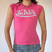 Von Dutch Y2K Baby Tee (S/M)