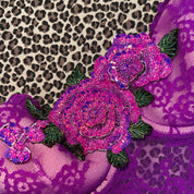 Victoria’s Secret Custom Embellished Purple Lace Slip (M)