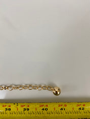 Simple gold waist chain belt