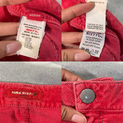 Miss Sixty red corduroy mini skirt (S/M)