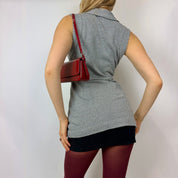 Vintage 70’s Grey Long Vest (S)