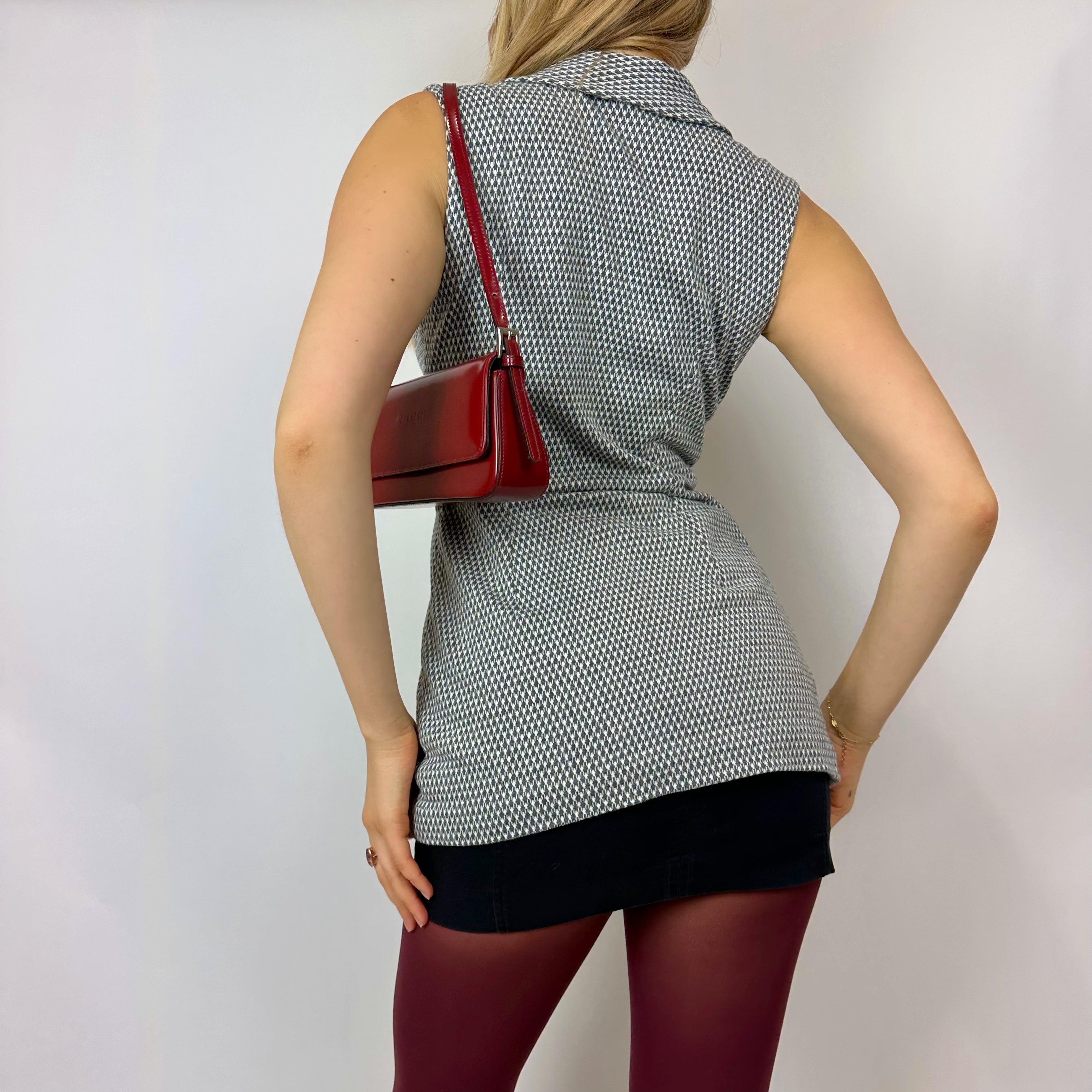 Vintage 70’s Grey Long Vest (S)