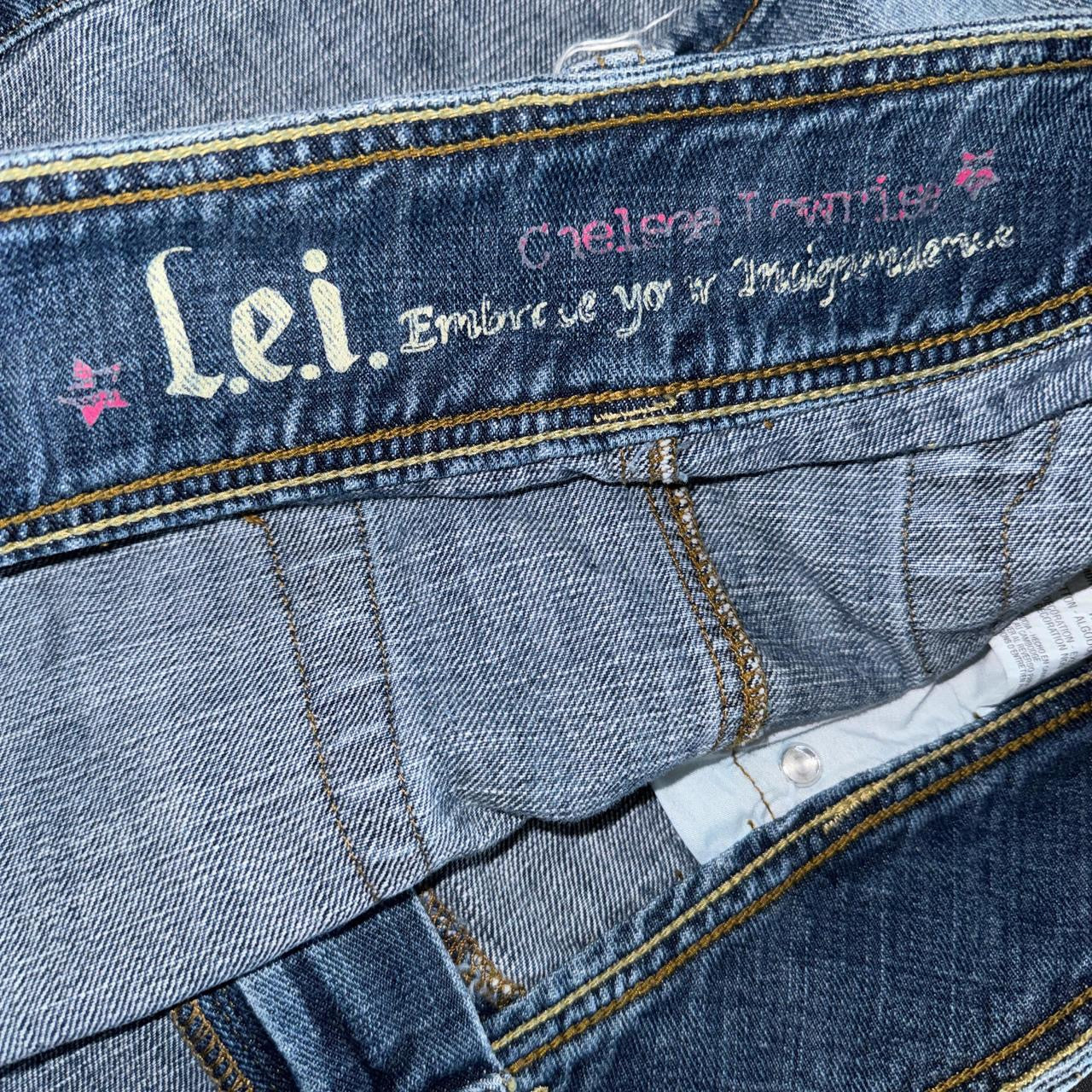Y2K Faded Denim Low Rise Mini (XL)