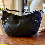 Black shoulder purse