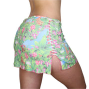 Y2K Tropical Mini Skirt (M)