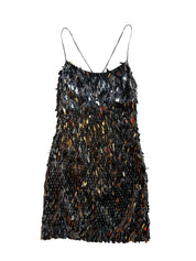 Black Sequin Dress (M)