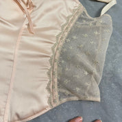 Blumarine pastel pink corset bustier top (S/M)