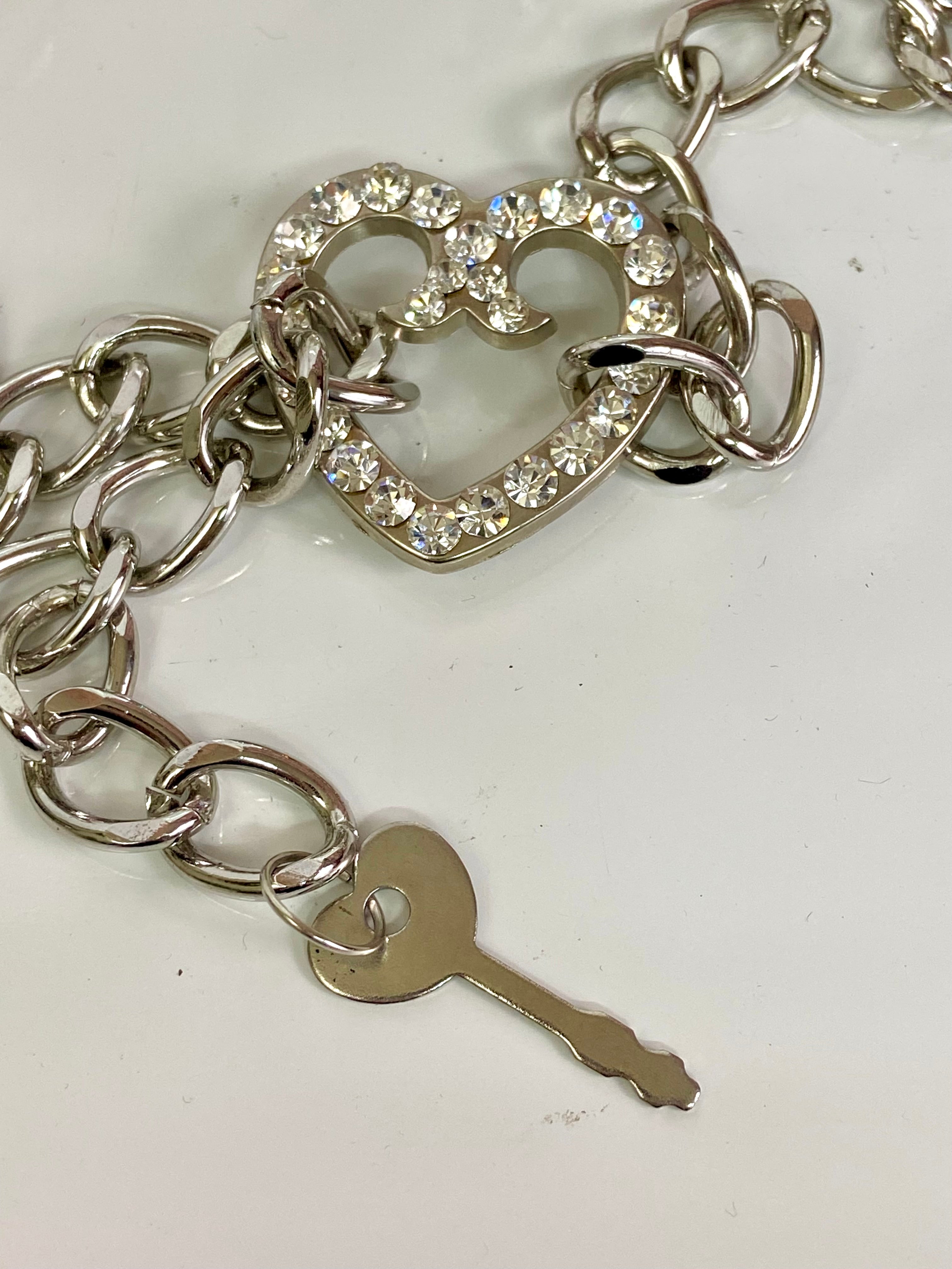 Heart key choker