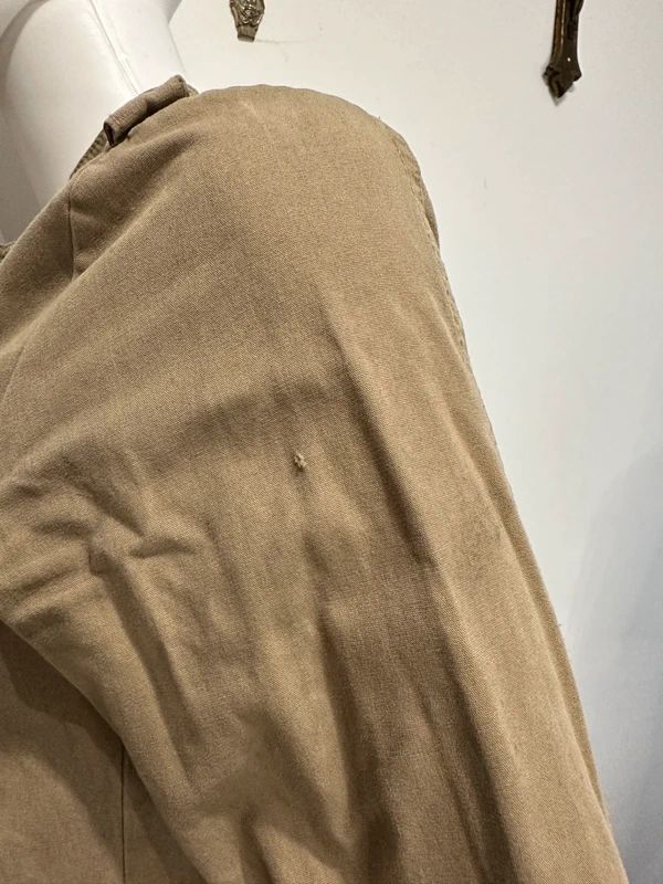 Vintage Beige Military Napoleon Jacket (S)