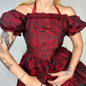 Vampy Rose Babydoll Dress (S-M)