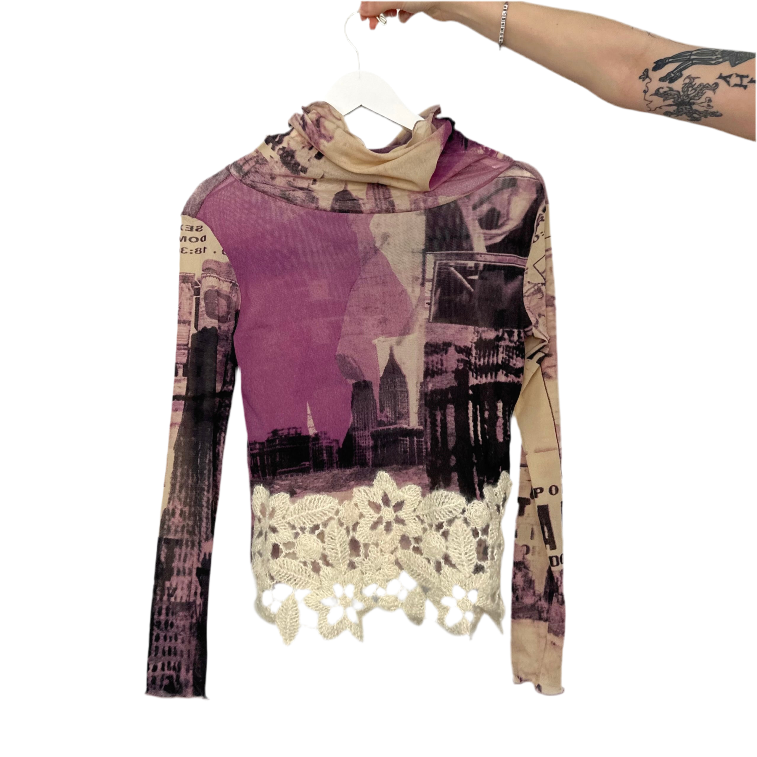 Italian Vintage Micromesh Longsleeve (M)