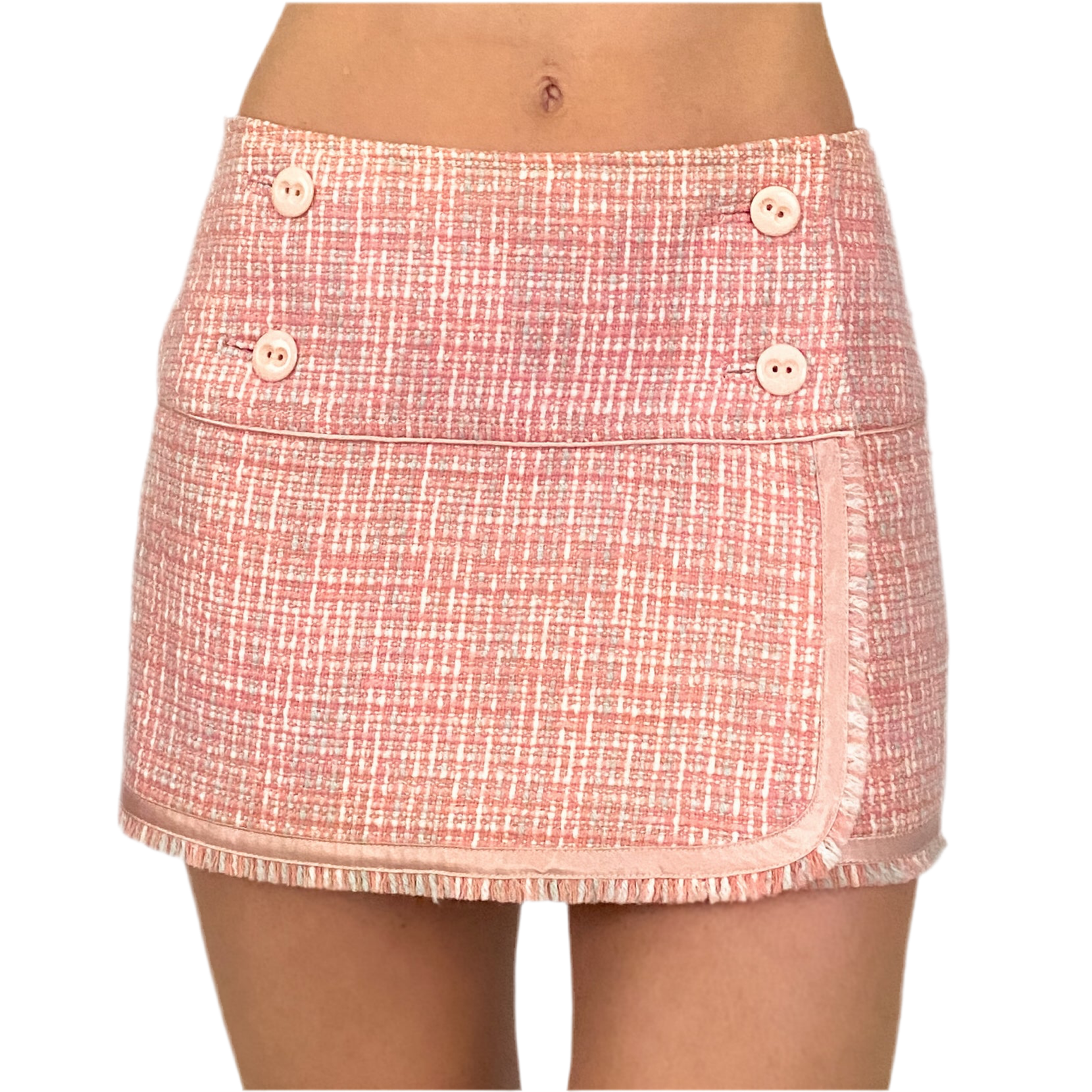 A&F Pink Plaid Mini Skirt (S)