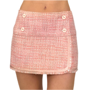 A&F Pink Plaid Mini Skirt (S)