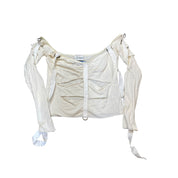 Deadstock Slash String Off The Shoulder Long Sleeve (S/M)