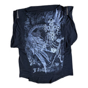 Y2K euro grunge AOP top (m/l)