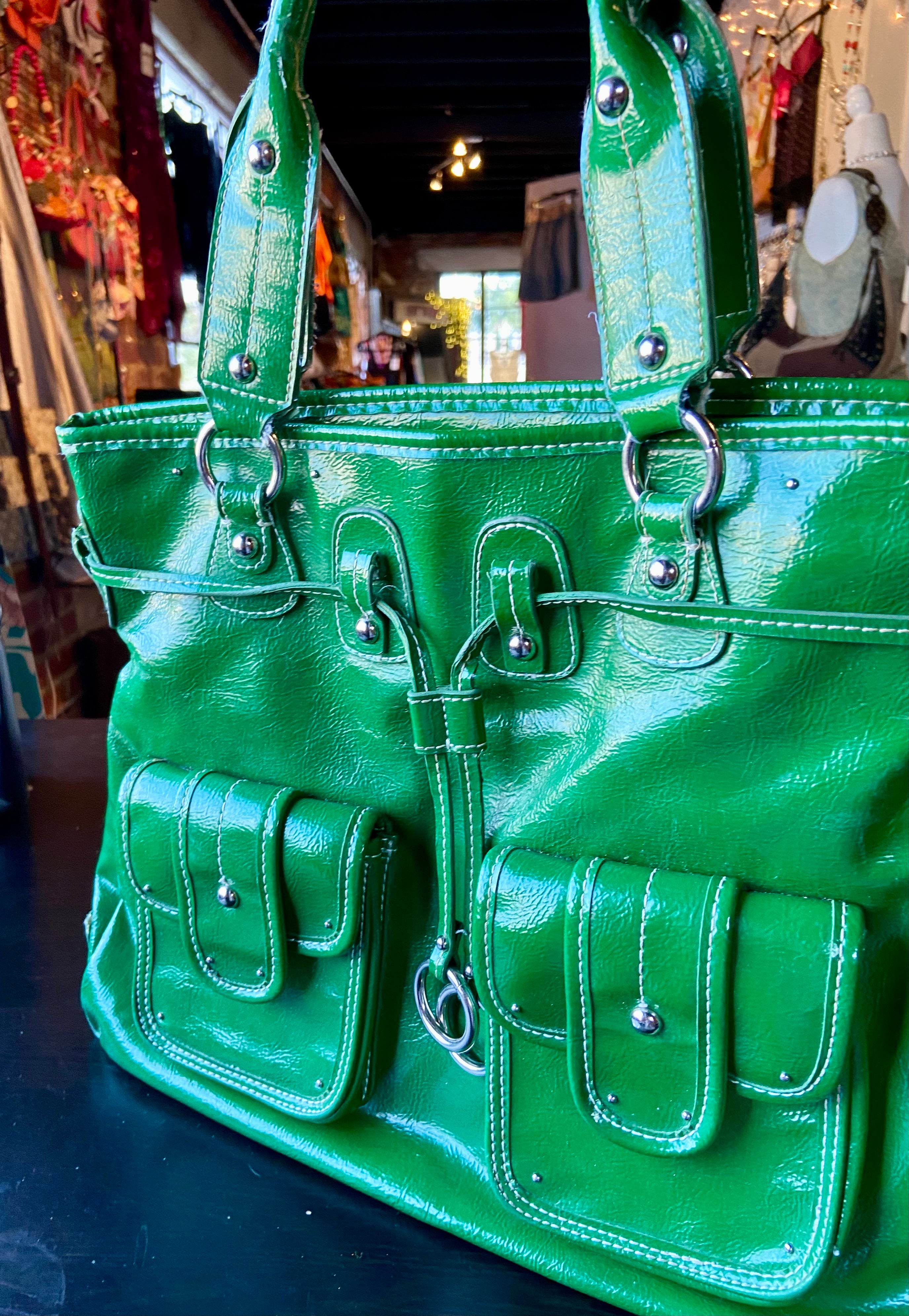 Luxy Kelly Green Hand Bag
