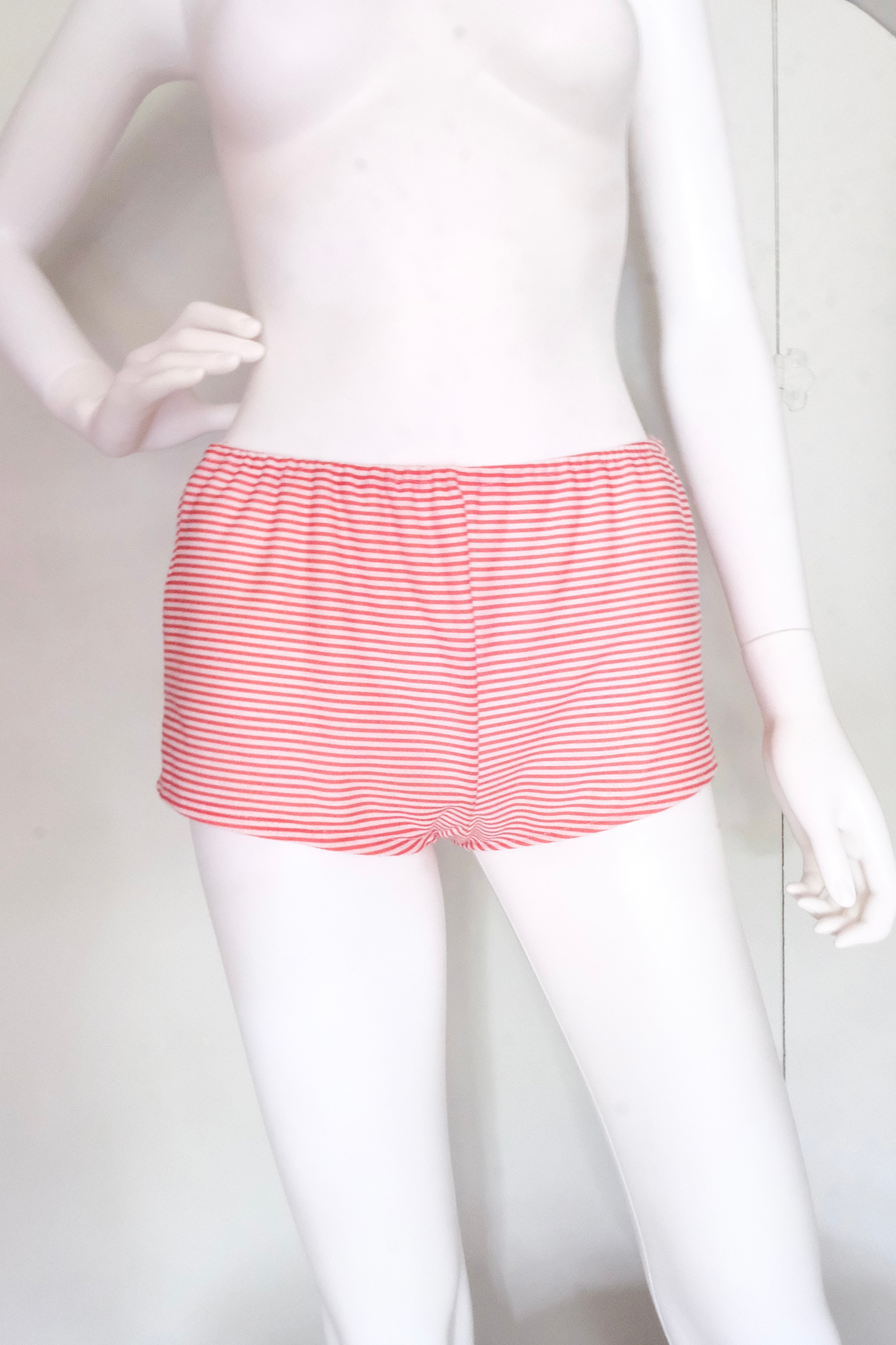 Ruby Pinstripe Micro Short (XS)
