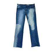Akademiks 2000s Monogram Print Jeans (L)