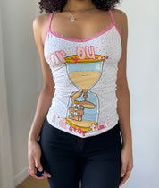 Vintage Y2K Graphic Print Cami (XS/S)