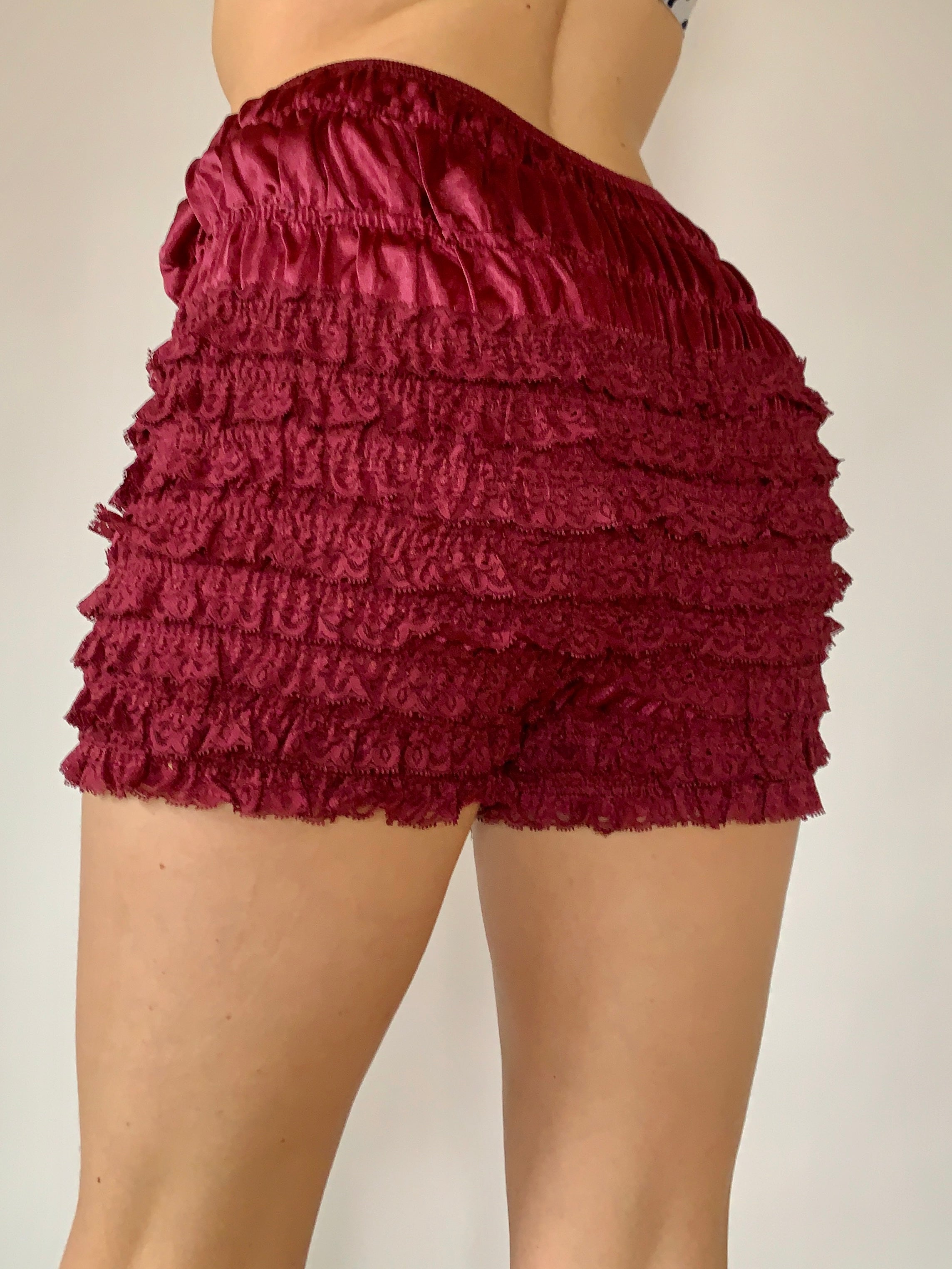 Vintage Ruffle Bloomers - Medium