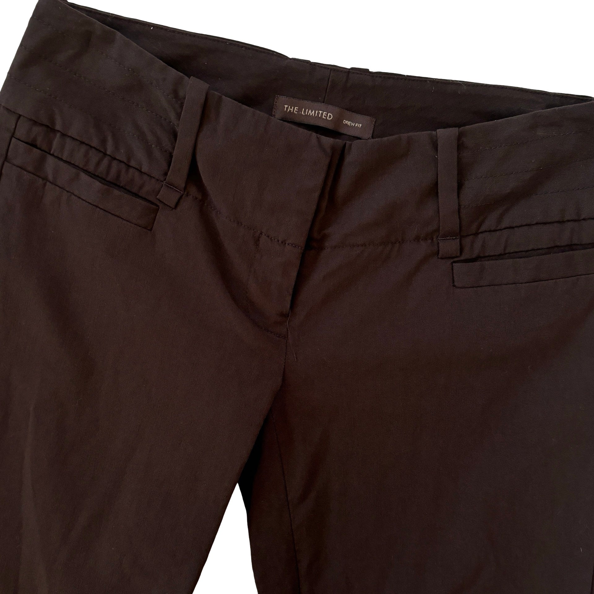 Y2K Brown Corpcore Trousers (XS/S)