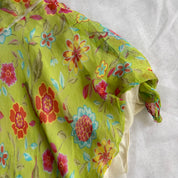 Italian Silk Floral Patchwork Dress (XS/S)