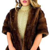 1950s Mink Fur Capelet (M)