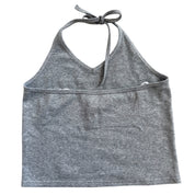 Y2K nobo cropped graphic halter (M/L)
