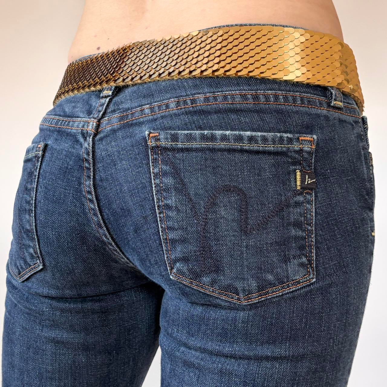 Vintage Gold Lion Head Medallion Belt (S/M)