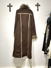 Y2K 2000s Miss Sixty Afghan Faux Fur Coat (S/M)