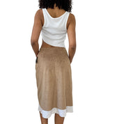 Vintage Italian Lace-up Skirt (XS/S)