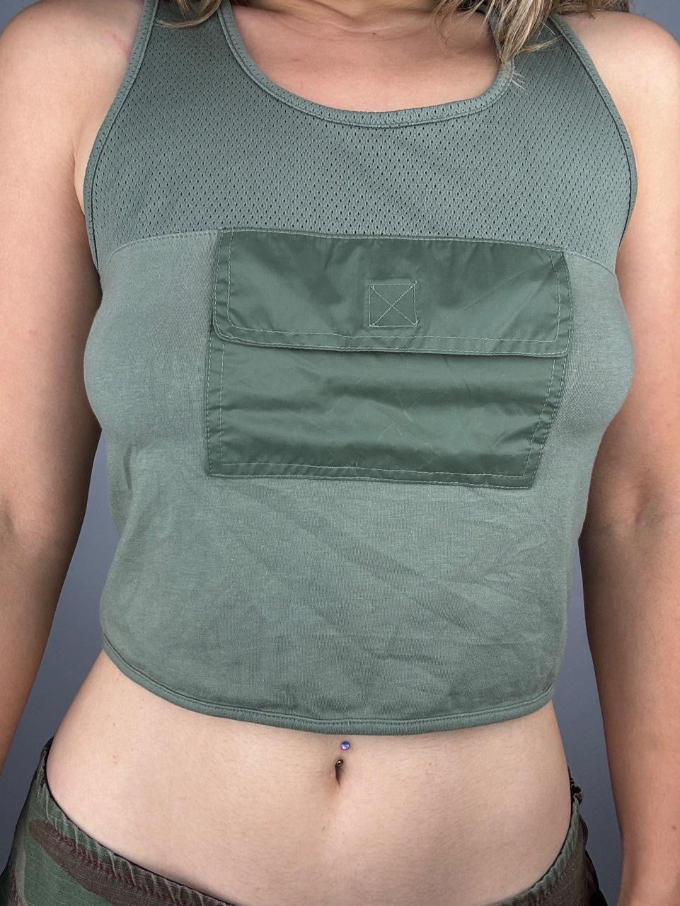Morgan De Toi Utility Pocket Crop Top (M)