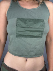 Morgan De Toi Utility Pocket Crop Top (M)