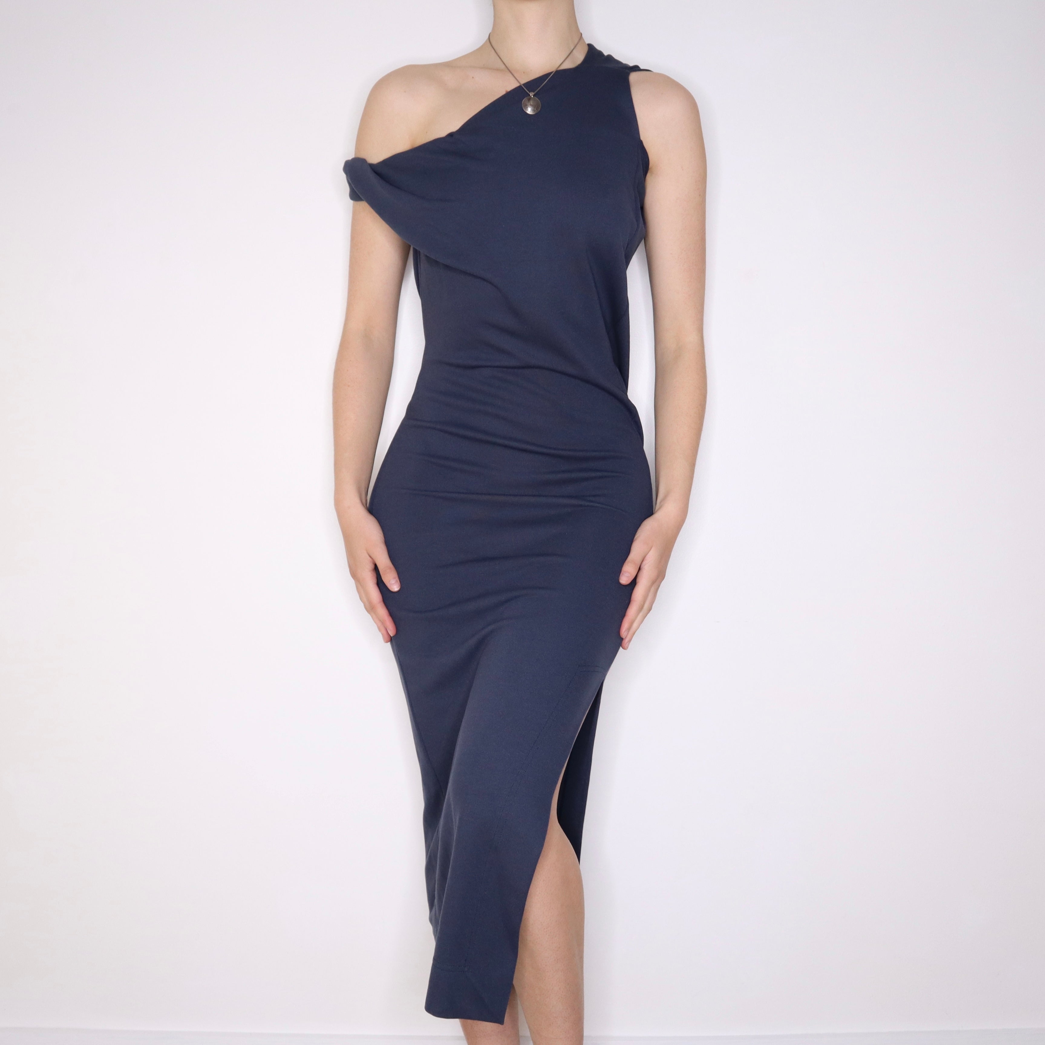 VIVIENNE WESTWOOD Draped Maxi Dress (S) 
