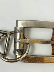 Reworked Vintage Leather Chain Belt