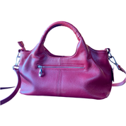 Iswee Red Leather Shoulder Bag