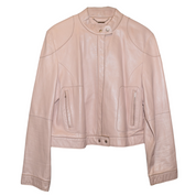 Y2K Pink Leather Wilson’s Pelle Studio Jacket (XXL)