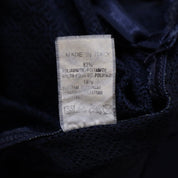 Y2K Italian Navy Lingerie Slip (XS/S)
