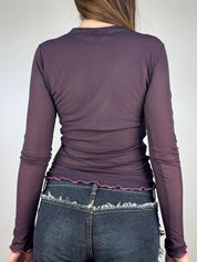 Vintage Guess Italian Mesh Long Sleeve (S)