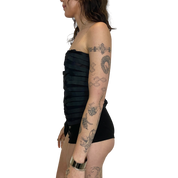 2010s Black Bandage Corset Top (M/L)