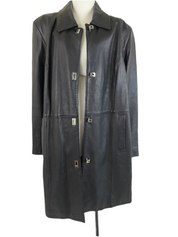 Leather Trench Coat (1X)