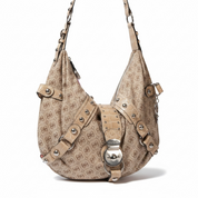 00s monogram guess slouchy shoulder bag