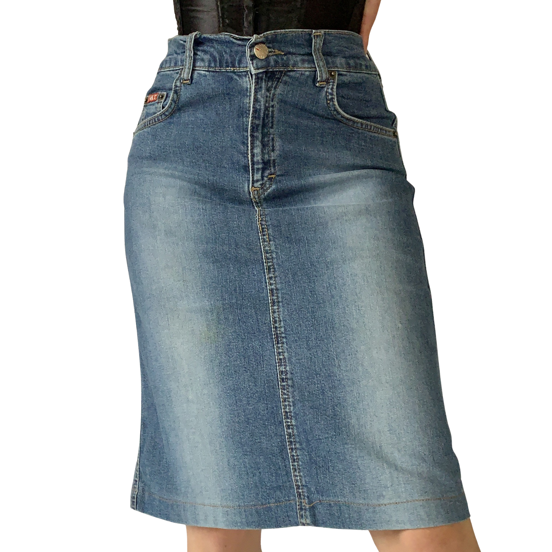 Y2K Denim Midi (S)
