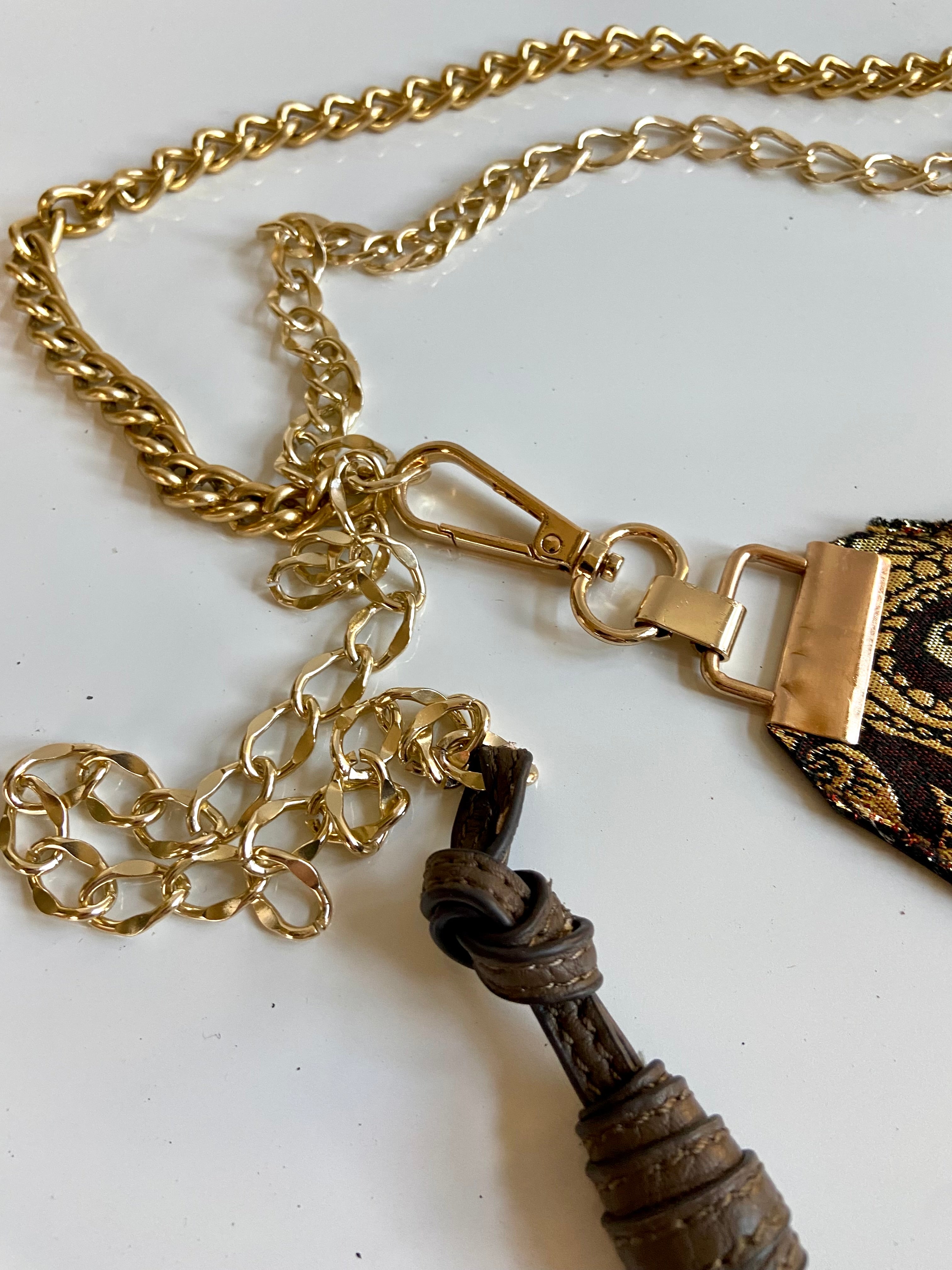 Statement gold belt